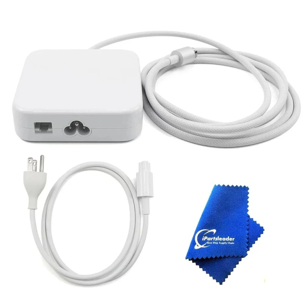 iPartsleader 143w Power Adapter Ethernet A2290 for iMac 24 inch M1/M3/M4 yellow